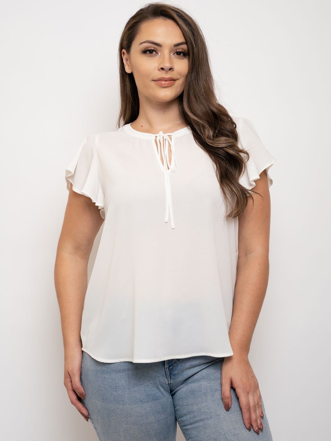 PLUS SIZE SHORT SLEEVE TOP