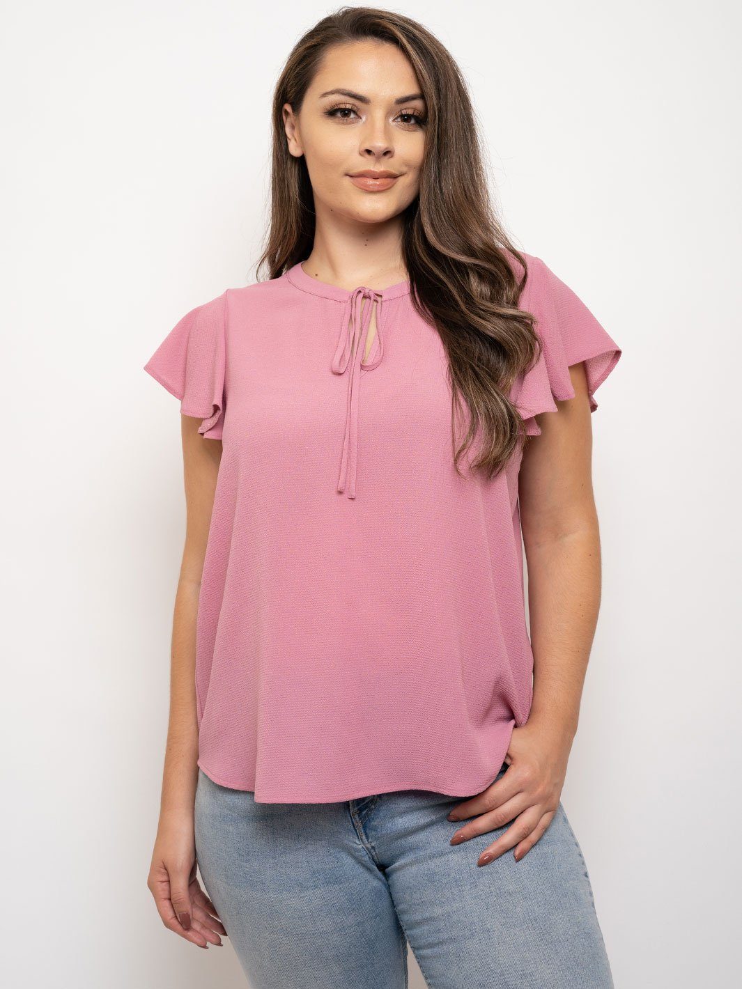 PLUS SIZE SHORT SLEEVE TOP