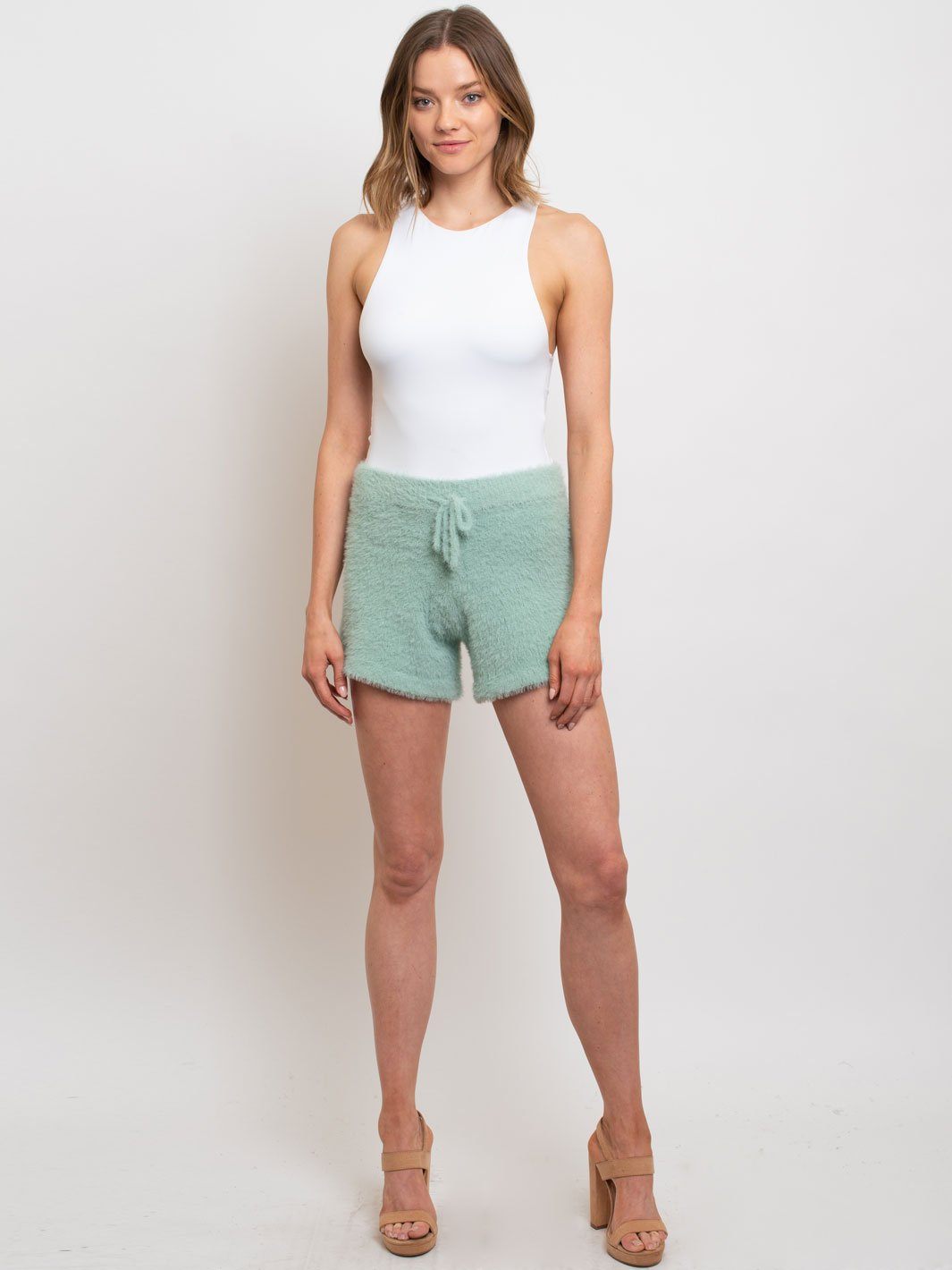 WOMEN'S WEEKEND FUZZY SHORTS