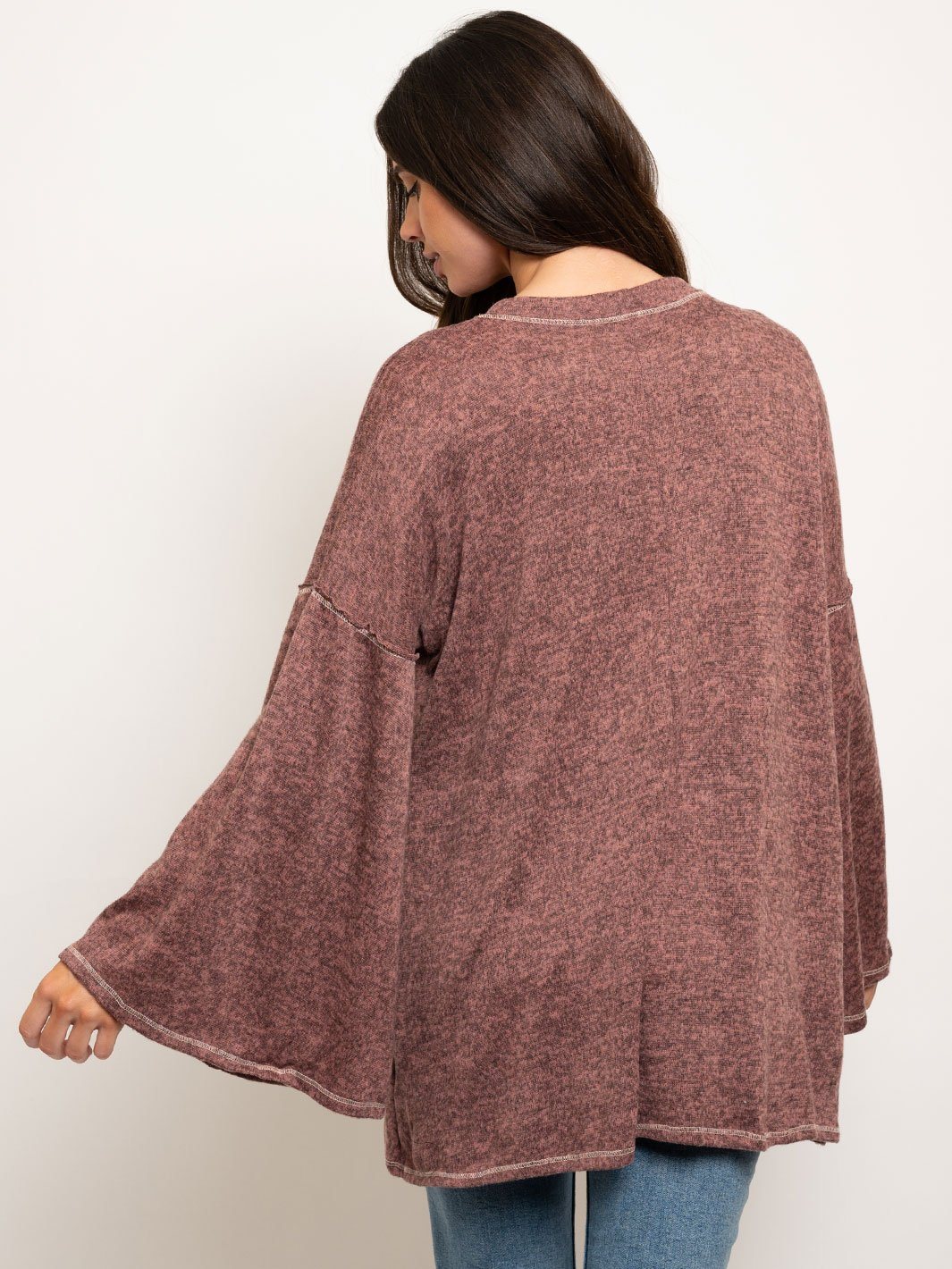 WOMEN'S BELL SLEEVES TUNIC TOP