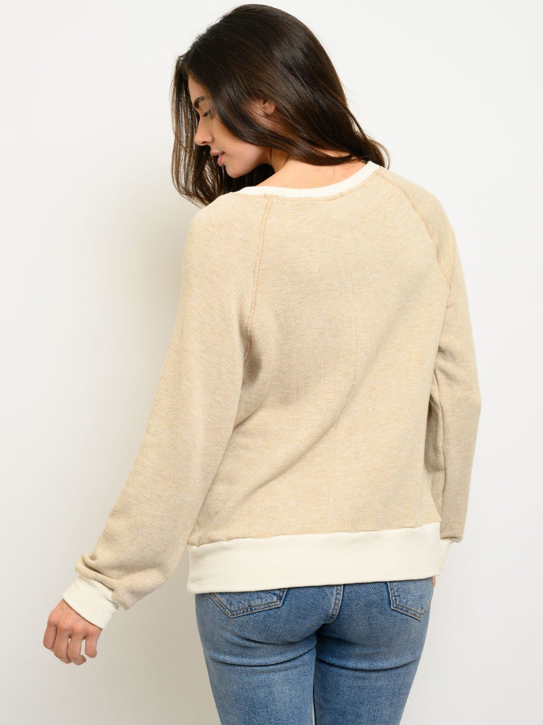 WOMEN'S FRENCH TERRY SWEATSHIRT TOP