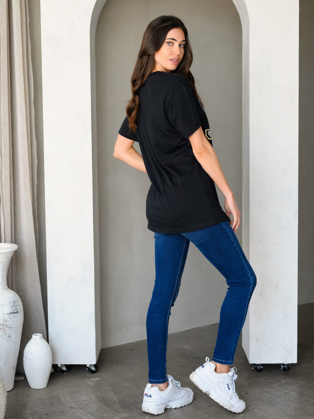 WOMEN'S SHORT SLEEVE GRAPHIC BASIC T-SHIRT