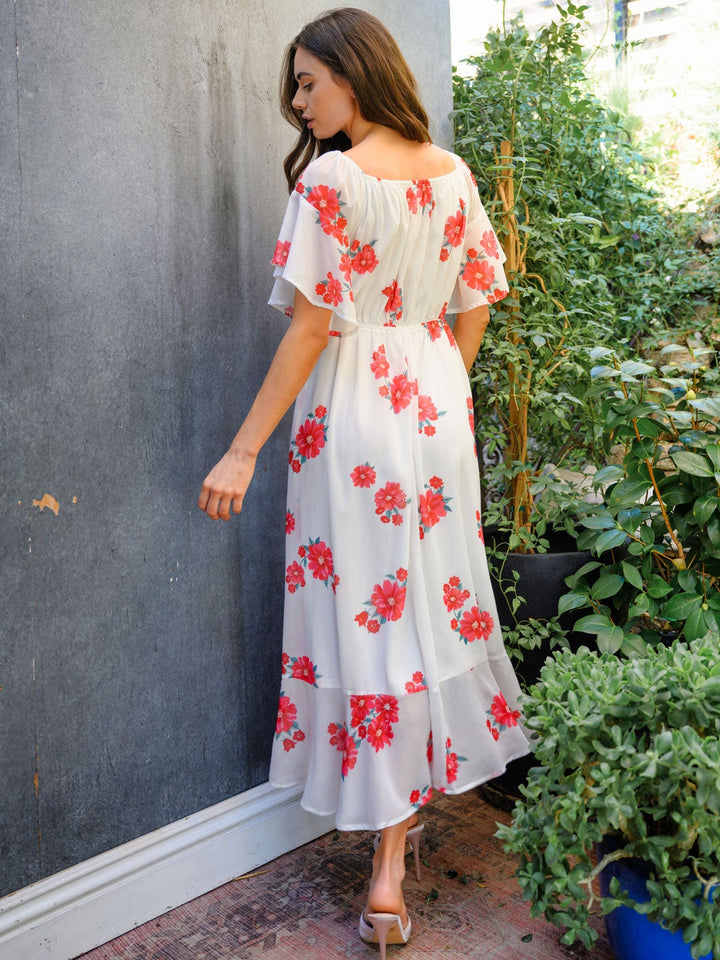 WOMEN'S FLORAL MAXI DRESS