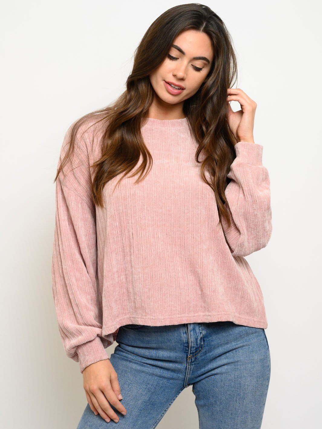 WOMEN'S LONG SLEEVE SWEATER