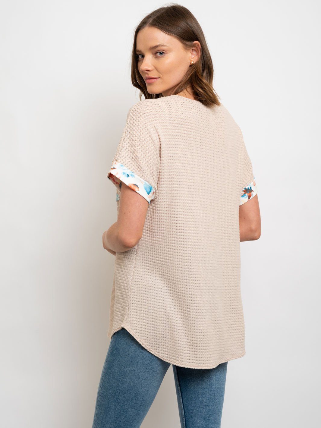 WOMENS STAR PRINT TOP