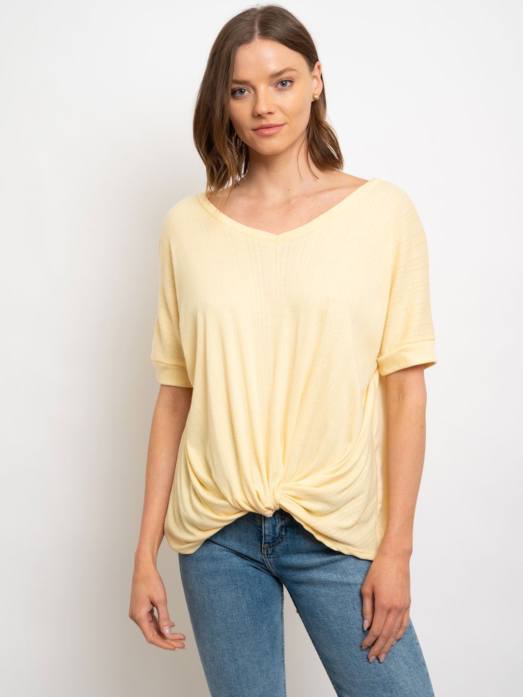 WOMEN'S FRONT TIE TOP
