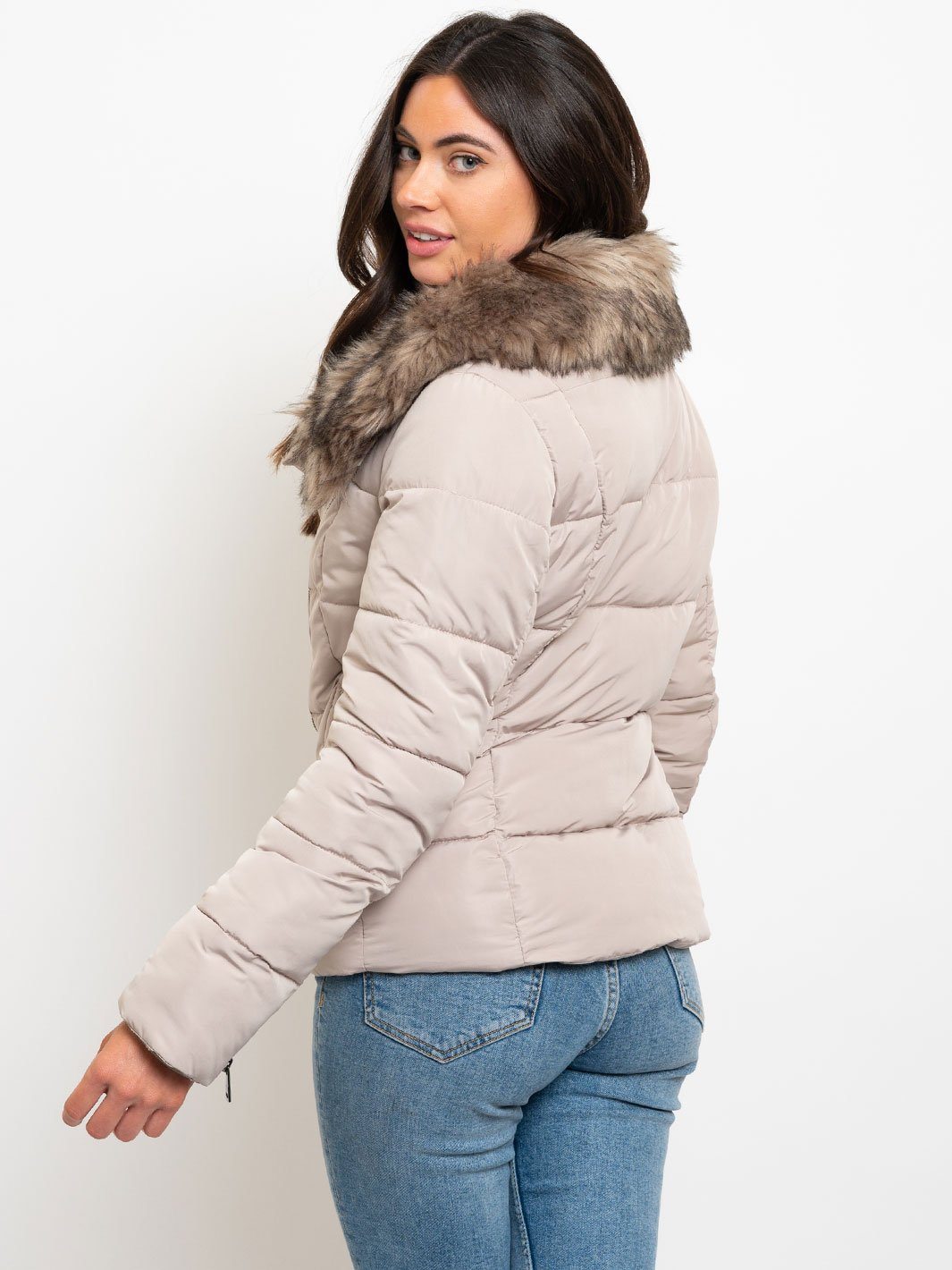 WOMEN'S MID-LENGTH CREPE JACKET