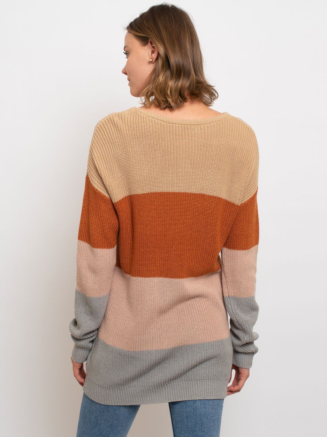 WOMEN'S COLORBLOCK SWEATER