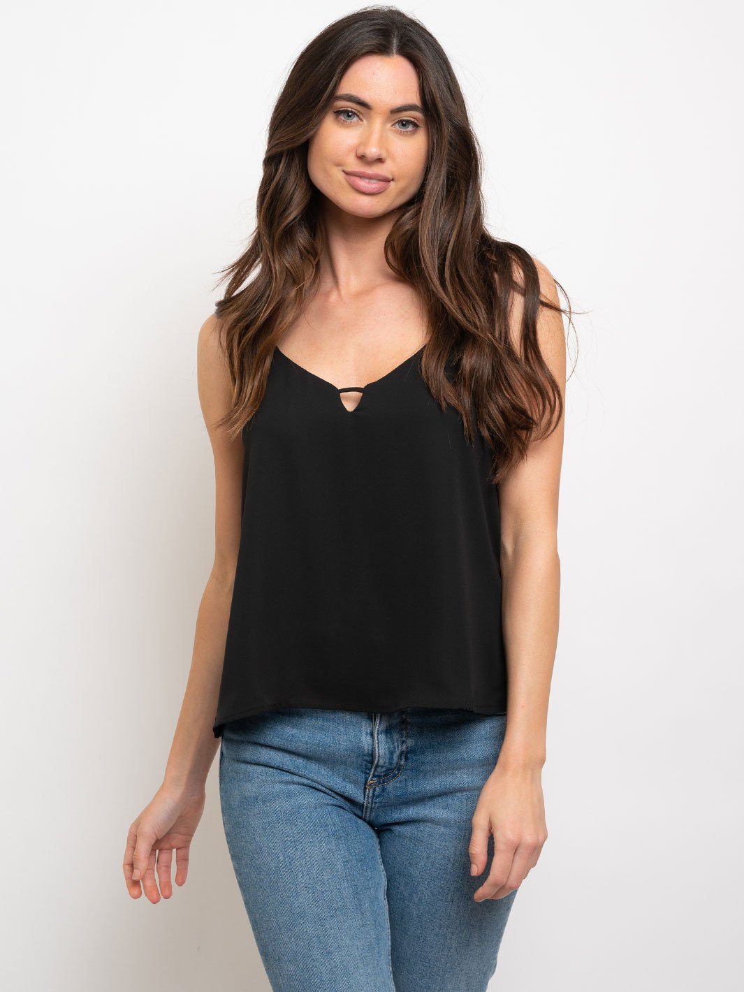 WOMEN'S KEYHOLE TANK TOP