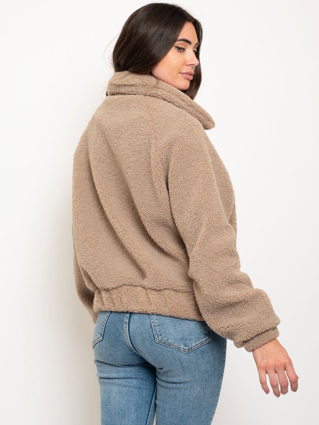 WOMEN'S SHERPA TEDDY JACKET