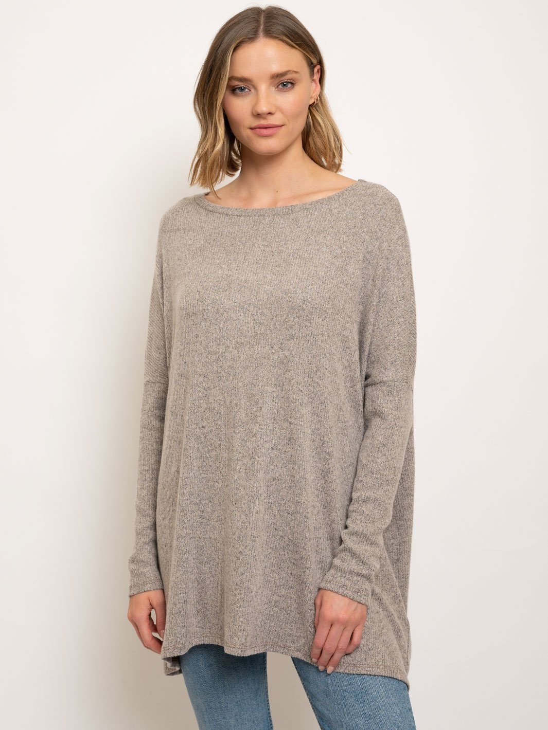 WOMEN'S LONG SLEEVE TUNIC TOP