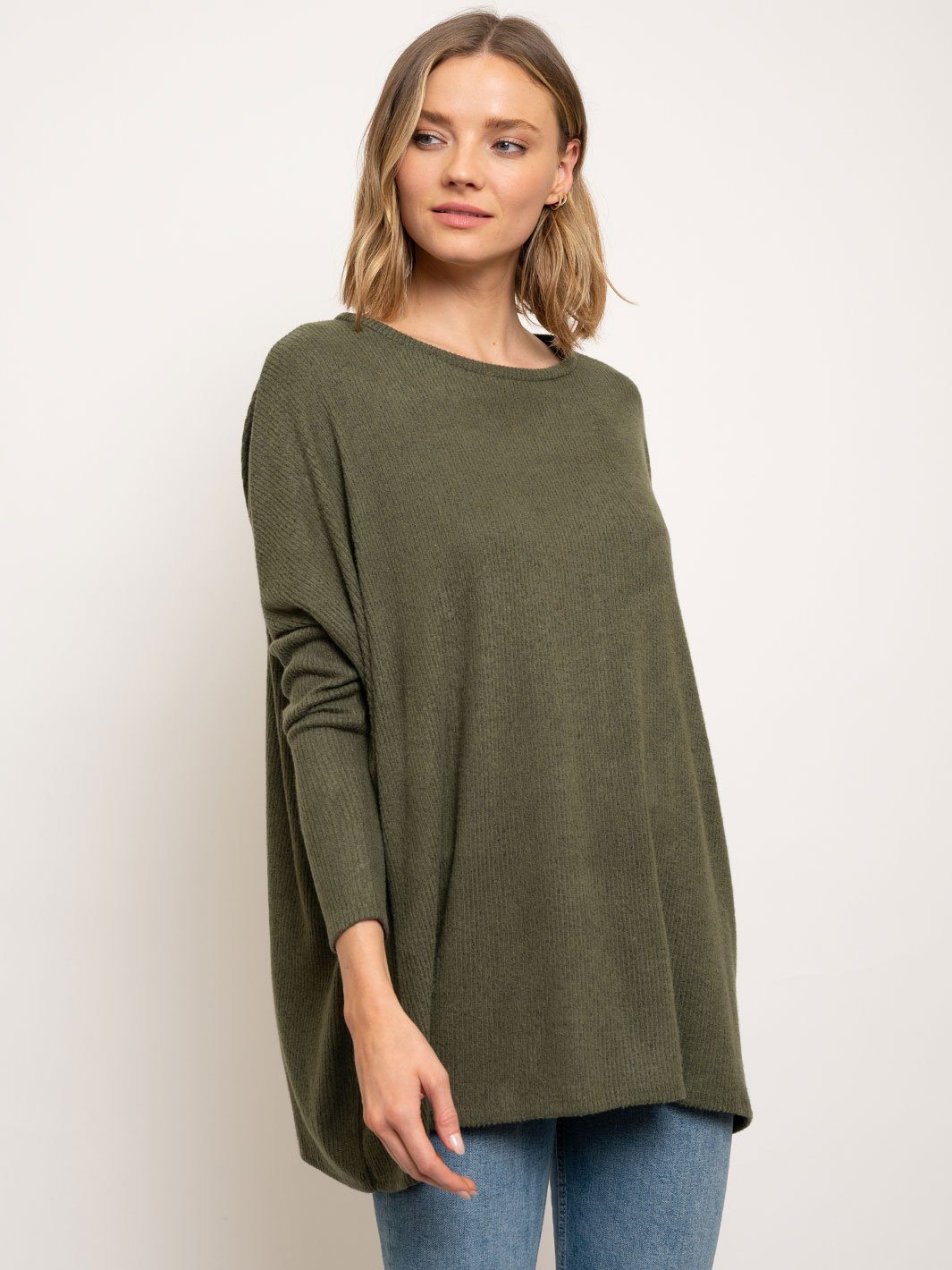 WOMEN'S LONG SLEEVE TUNIC TOP