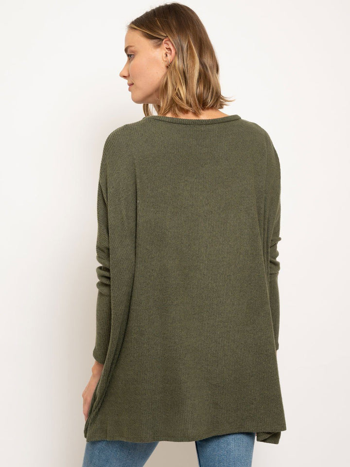 WOMEN'S LONG SLEEVE TUNIC TOP