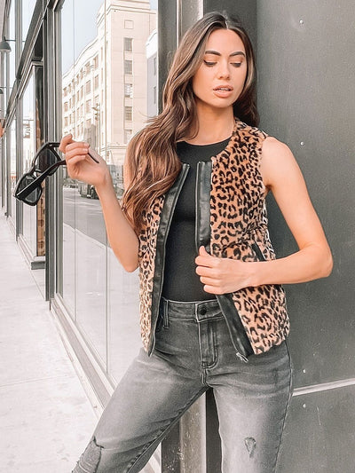 WOMEN'S ANIMAL PRINT VEST