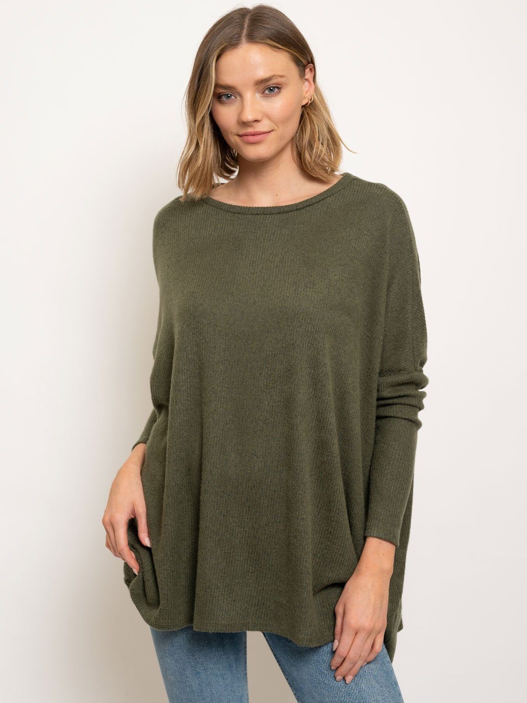 WOMEN'S LONG SLEEVE TUNIC TOP