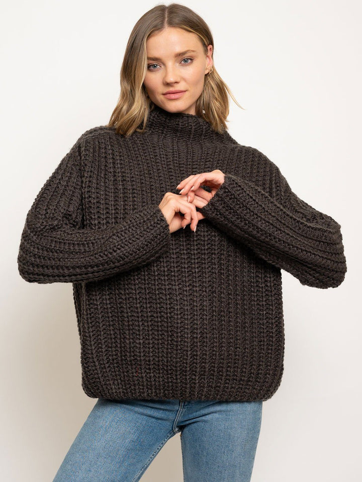 WOMEN'S COWL NECK SWEATER
