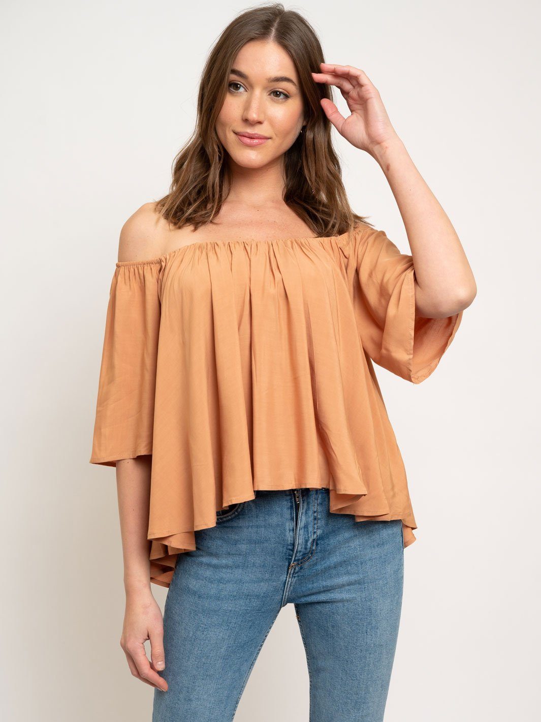 WOMEN'S OFF SHOULDER TOP