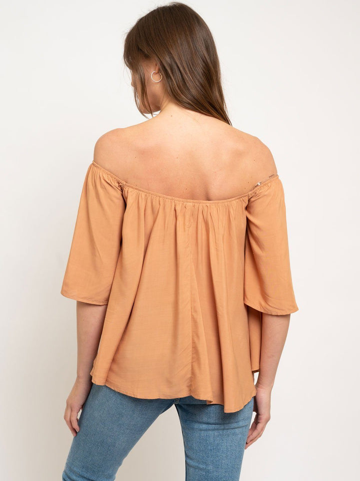 WOMEN'S OFF SHOULDER TOP