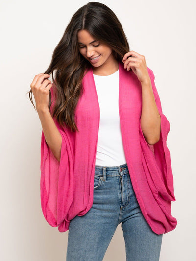 WOMEN'S SHORT SLEEVE CARDIGAN