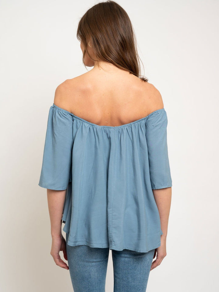 WOMEN'S OFF SHOULDER TOP