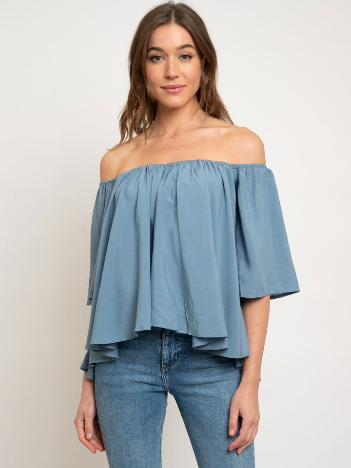 WOMEN'S OFF SHOULDER TOP