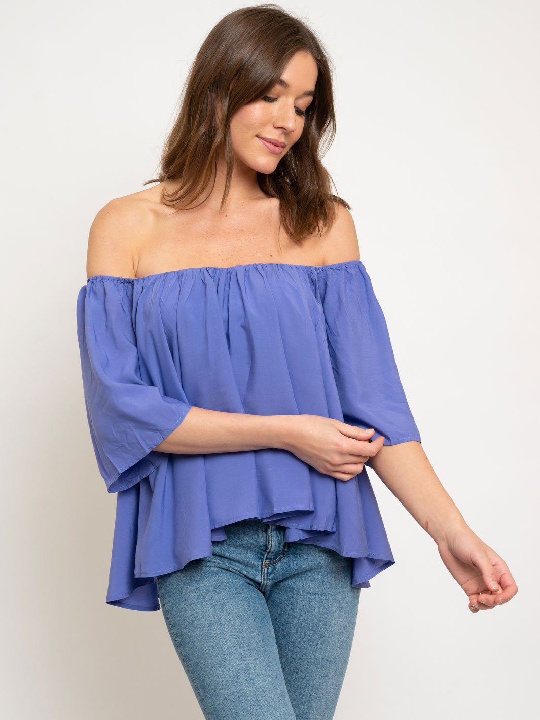 WOMEN'S OFF SHOULDER TOP