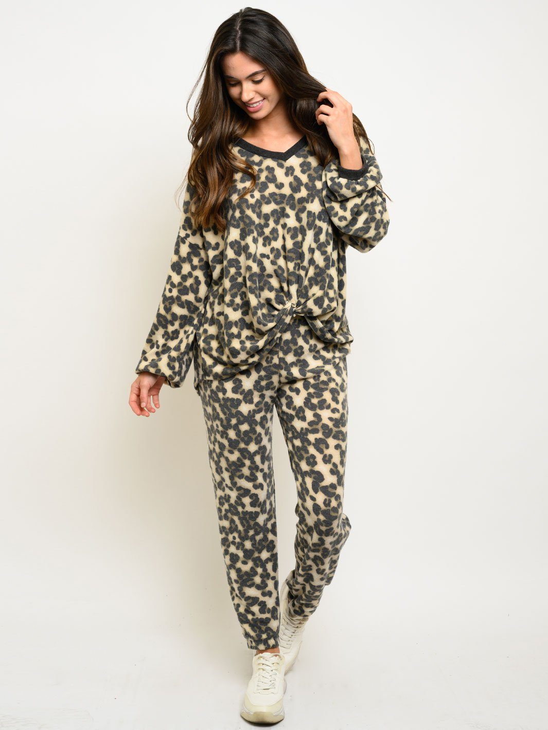 WOMEN'S ANIMAL PRINT 2PC. SET