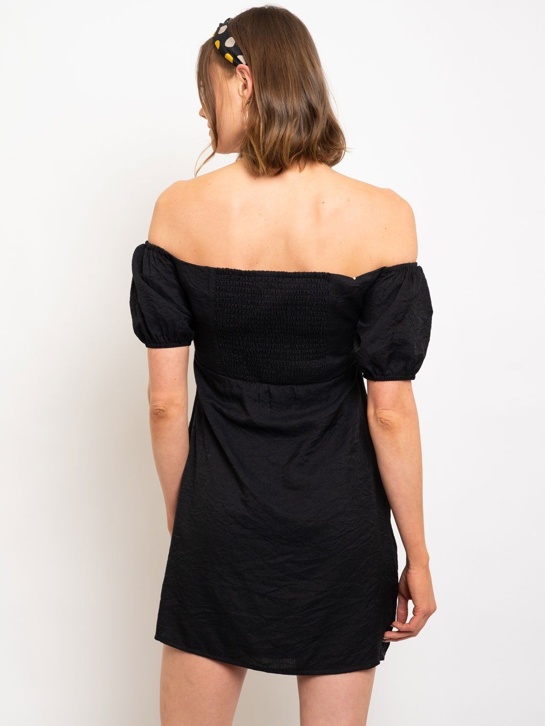 WOMEN'S PUFF SLEEVE MINI DRESS