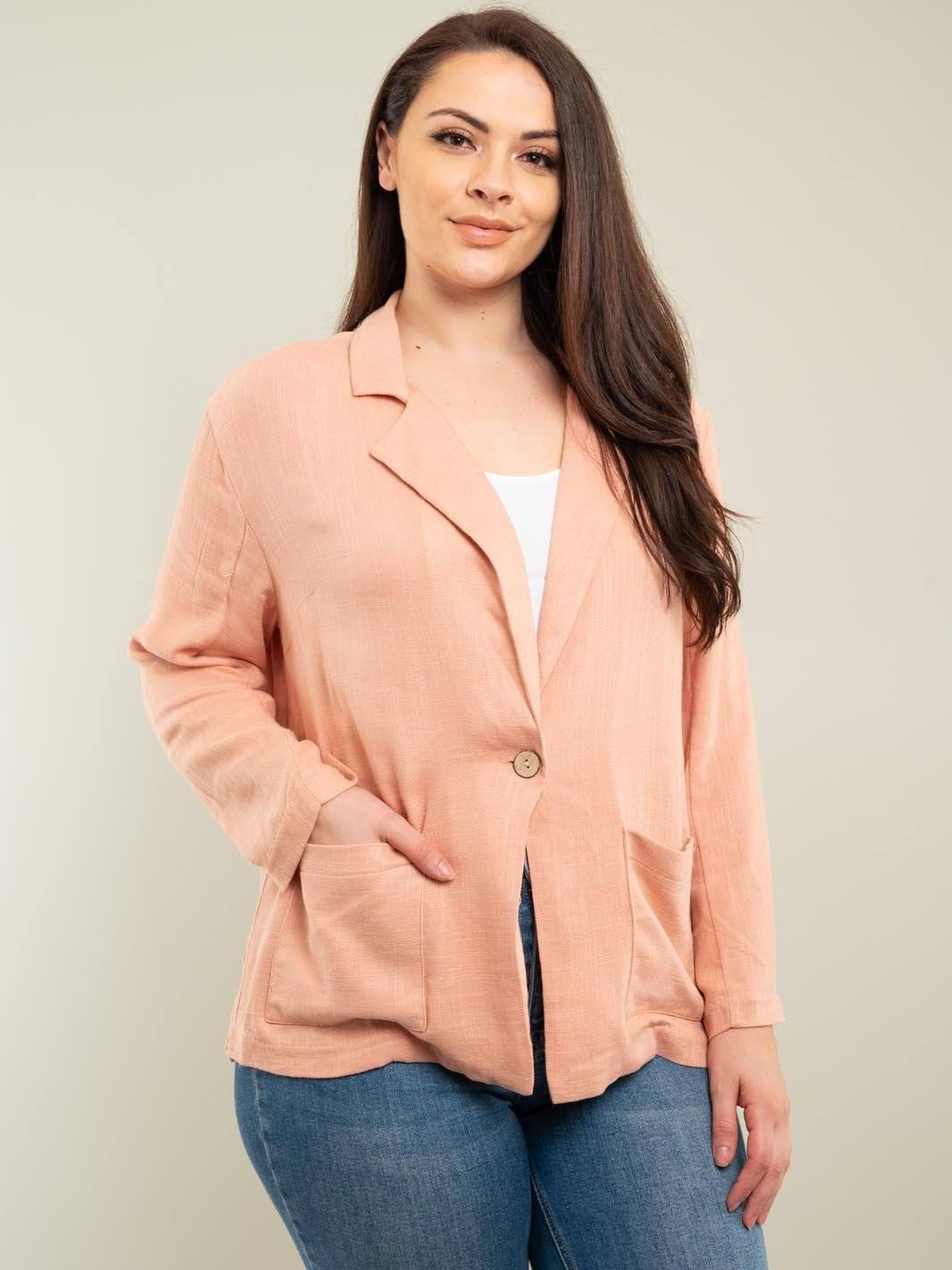 PLUS SIZE BLAZER