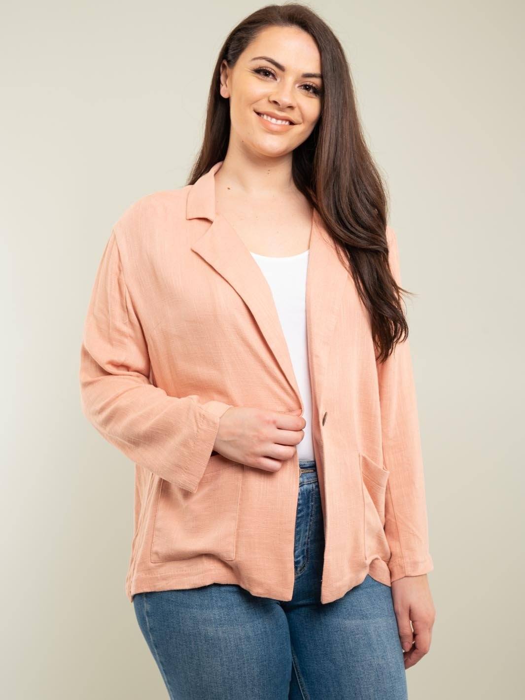 PLUS SIZE BLAZER