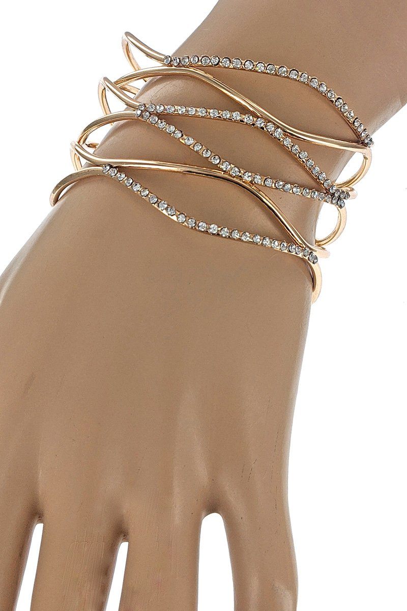 Cuff Rhinestone Bracelet