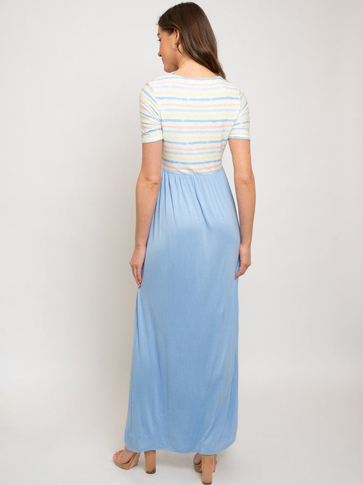 WOMEN'S MAXI STRIPES DRESS