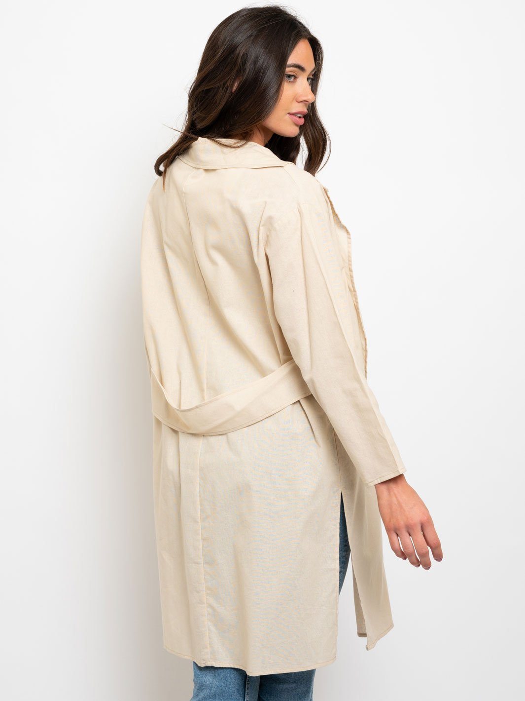 WOMEN'S LONG BASIC CARDIGAN