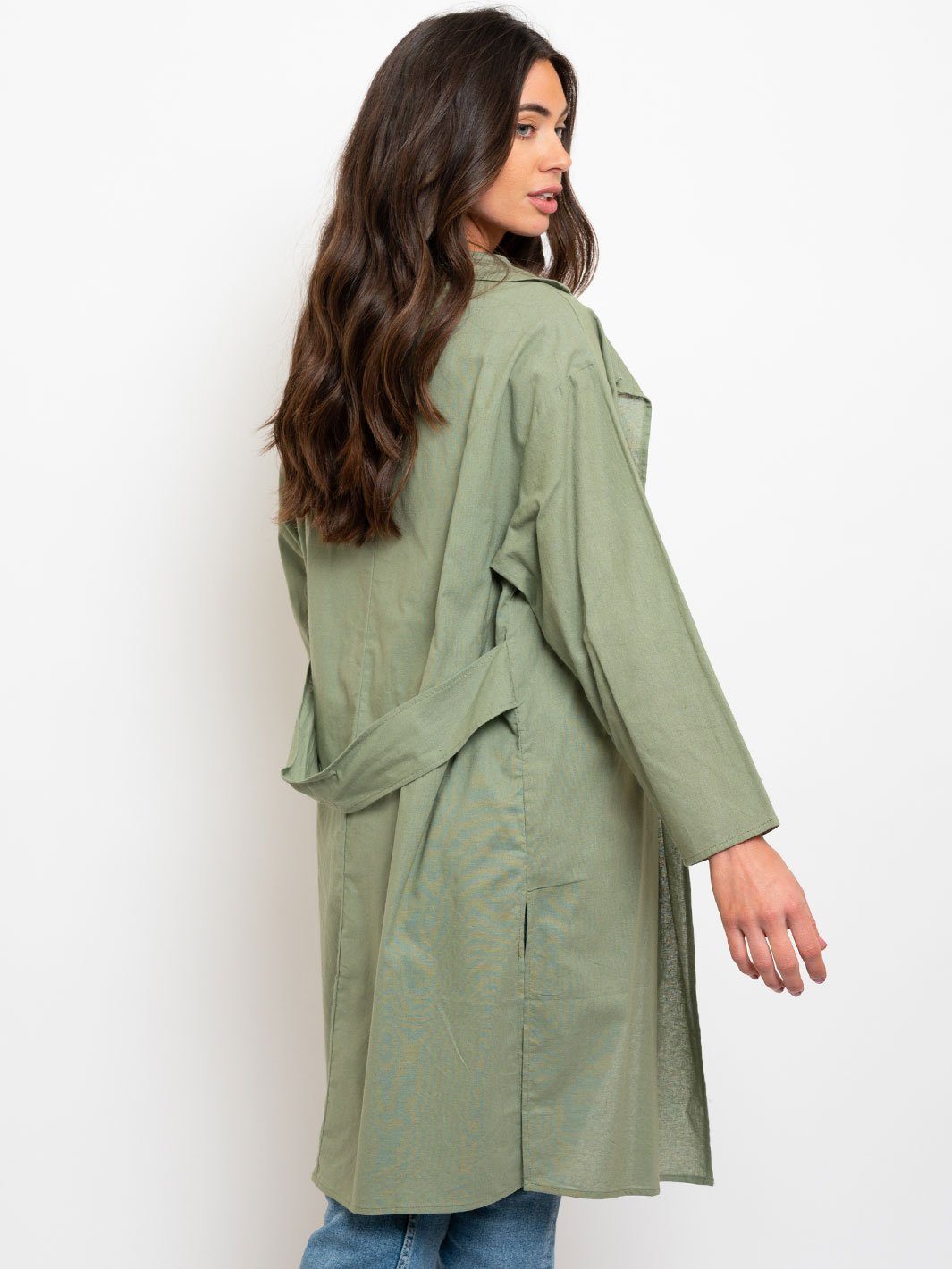 WOMEN'S LONG BASIC CARDIGAN