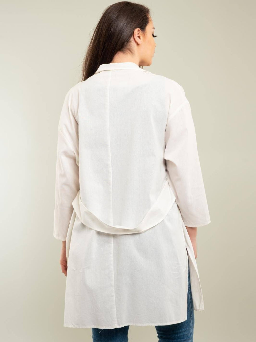 PLUS SIZE LONG CARDIGAN