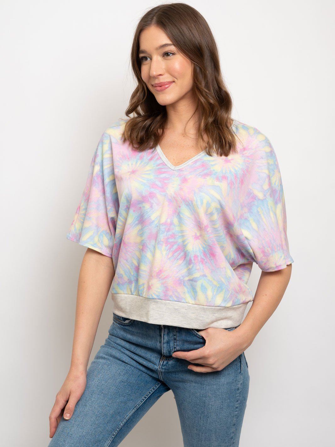 WOMEN'S TIE DYE TOP