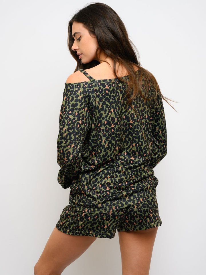 WOMEN'S ANIMAL PRINT 2PC. SET