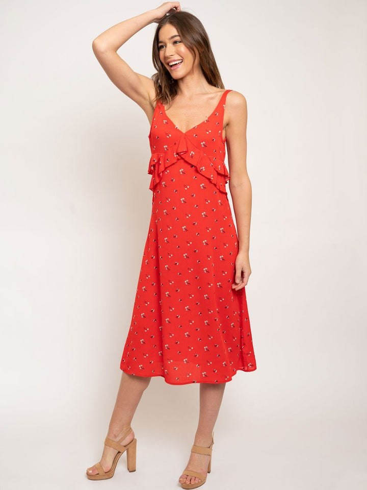 WOMEN'S MAXI FLORAL DRESS