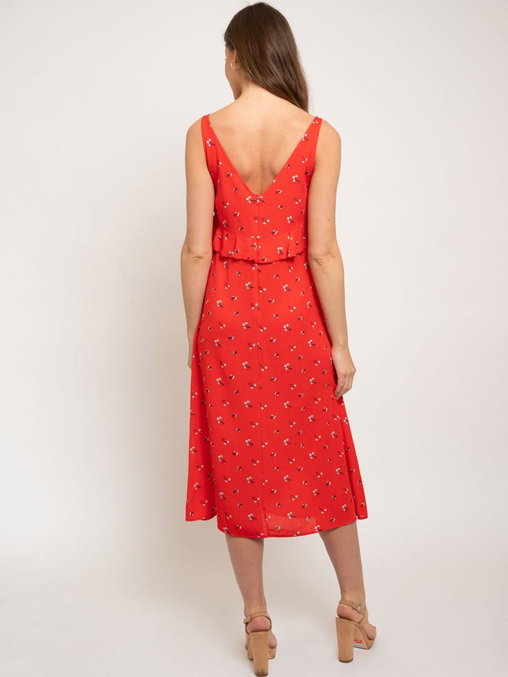 WOMEN'S MAXI FLORAL DRESS