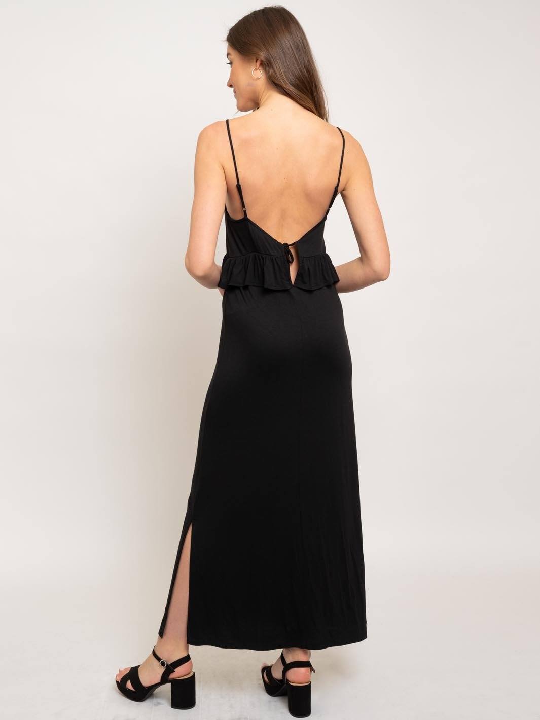 WOMEN'S SPAGHETTI STRAP MAXI DRESS