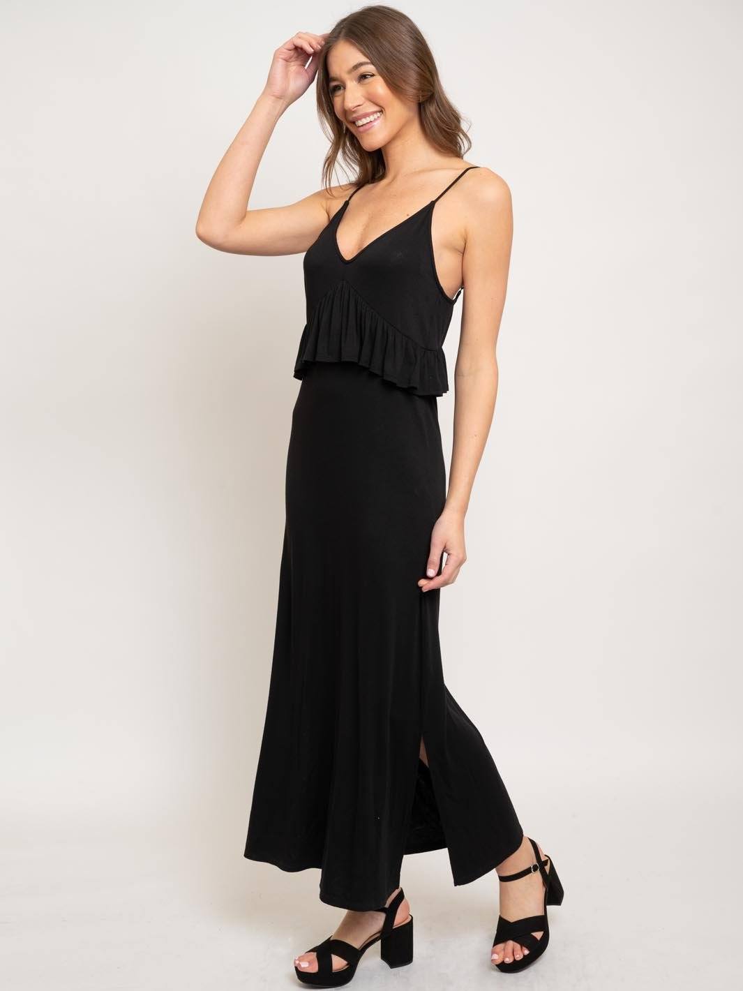 WOMEN'S SPAGHETTI STRAP MAXI DRESS