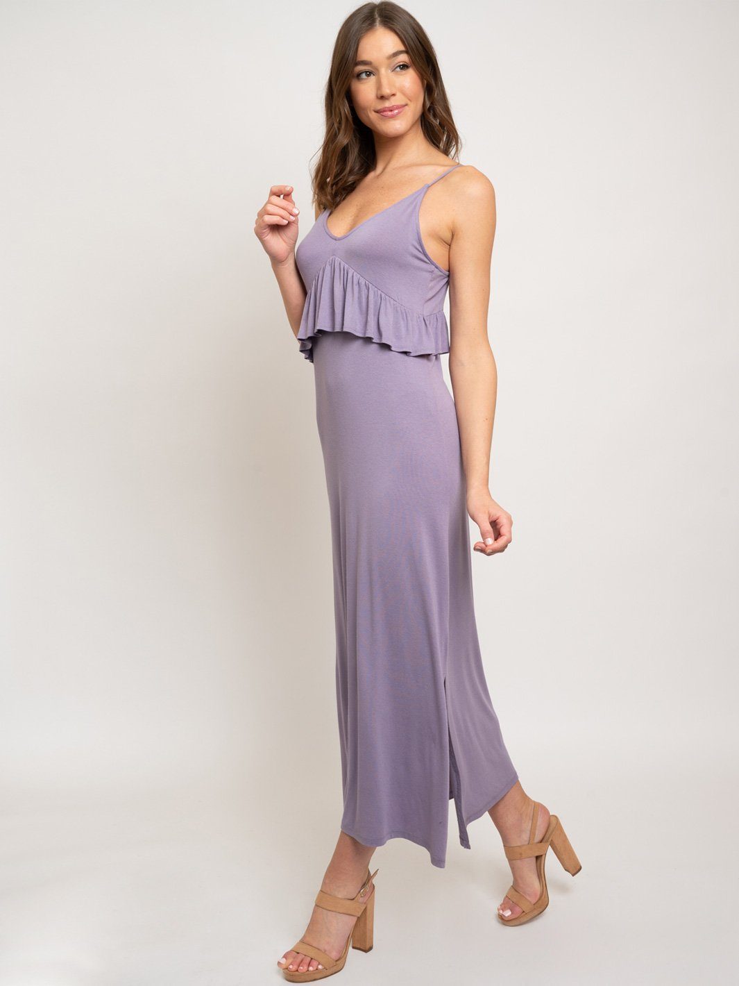 WOMEN'S SPAGHETTI STRAP MAXI DRESS