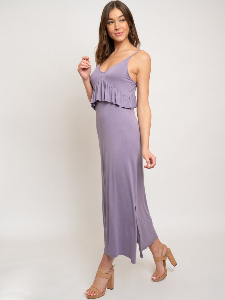 WOMEN'S SPAGHETTI STRAP MAXI DRESS