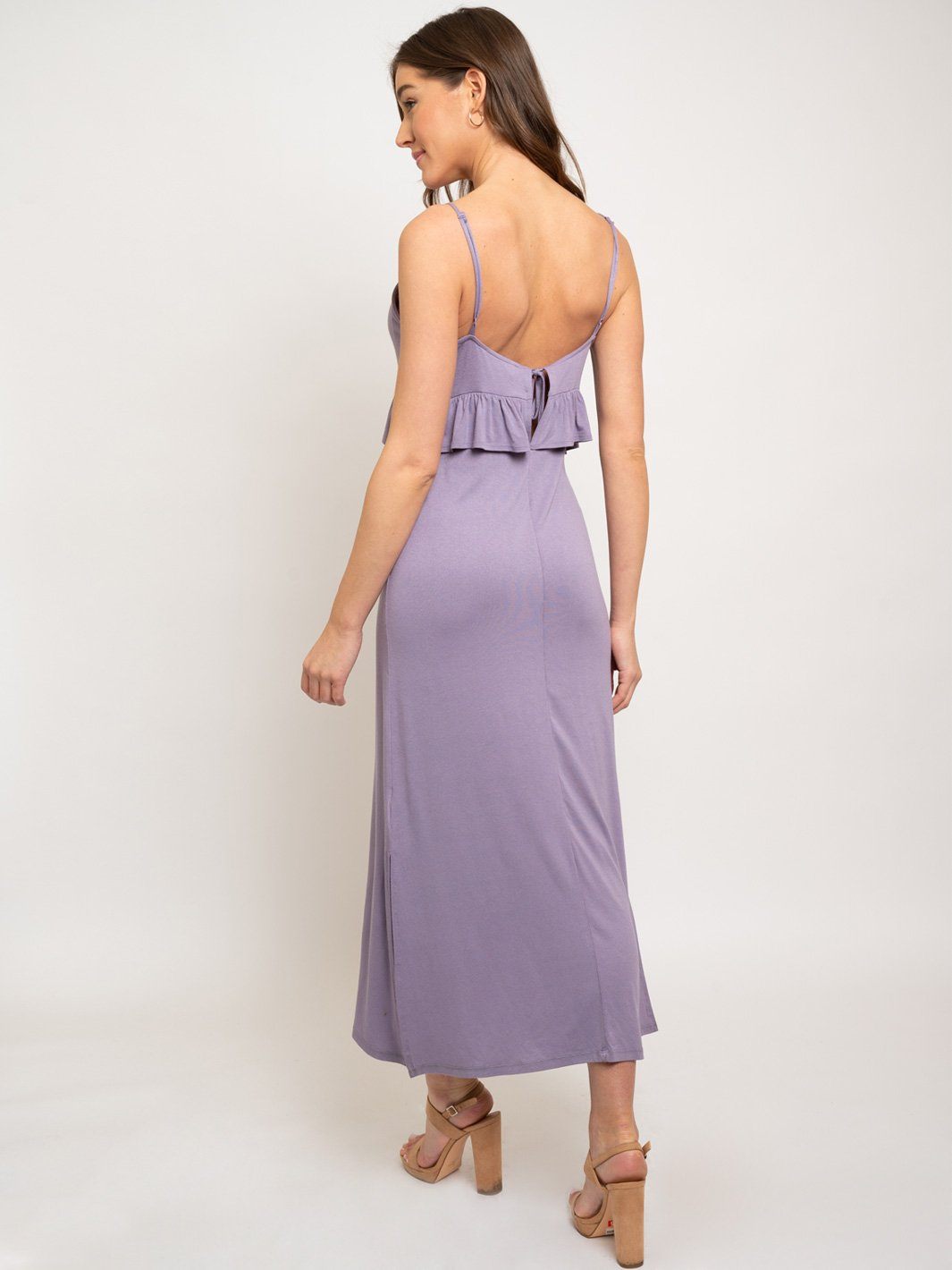 WOMEN'S SPAGHETTI STRAP MAXI DRESS