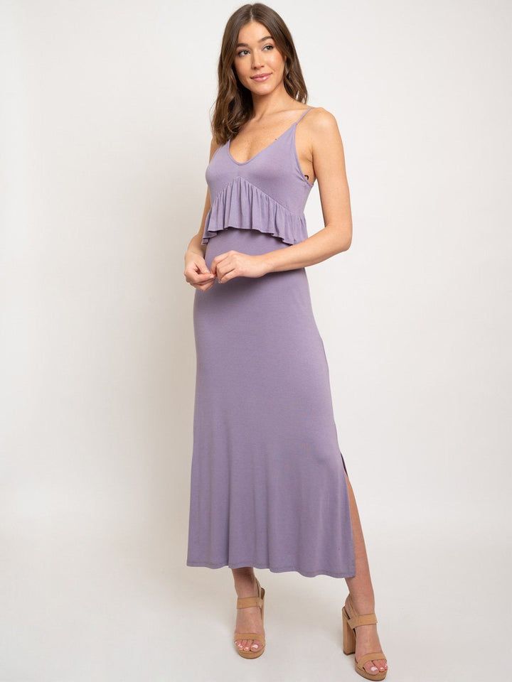 WOMEN'S SPAGHETTI STRAP MAXI DRESS