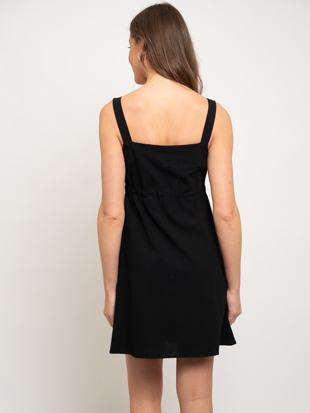 WOMEN'S MINI BUTTON UP DRESS