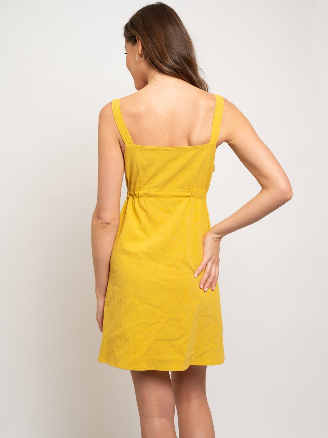 WOMEN'S MINI BUTTON UP DRESS