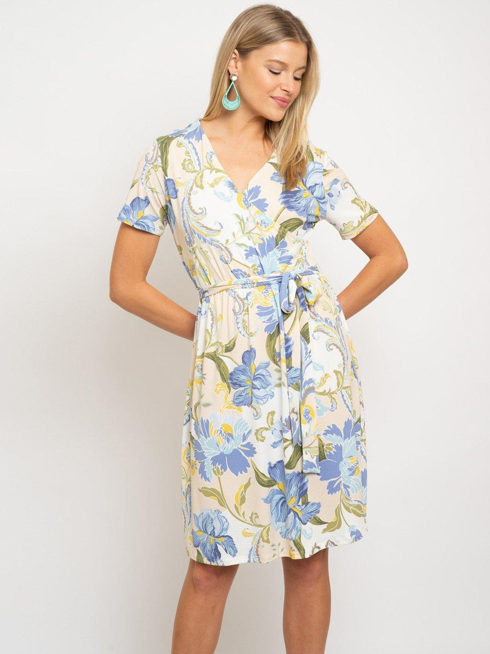 WOMEN'S FLORAL MIDI DRESS