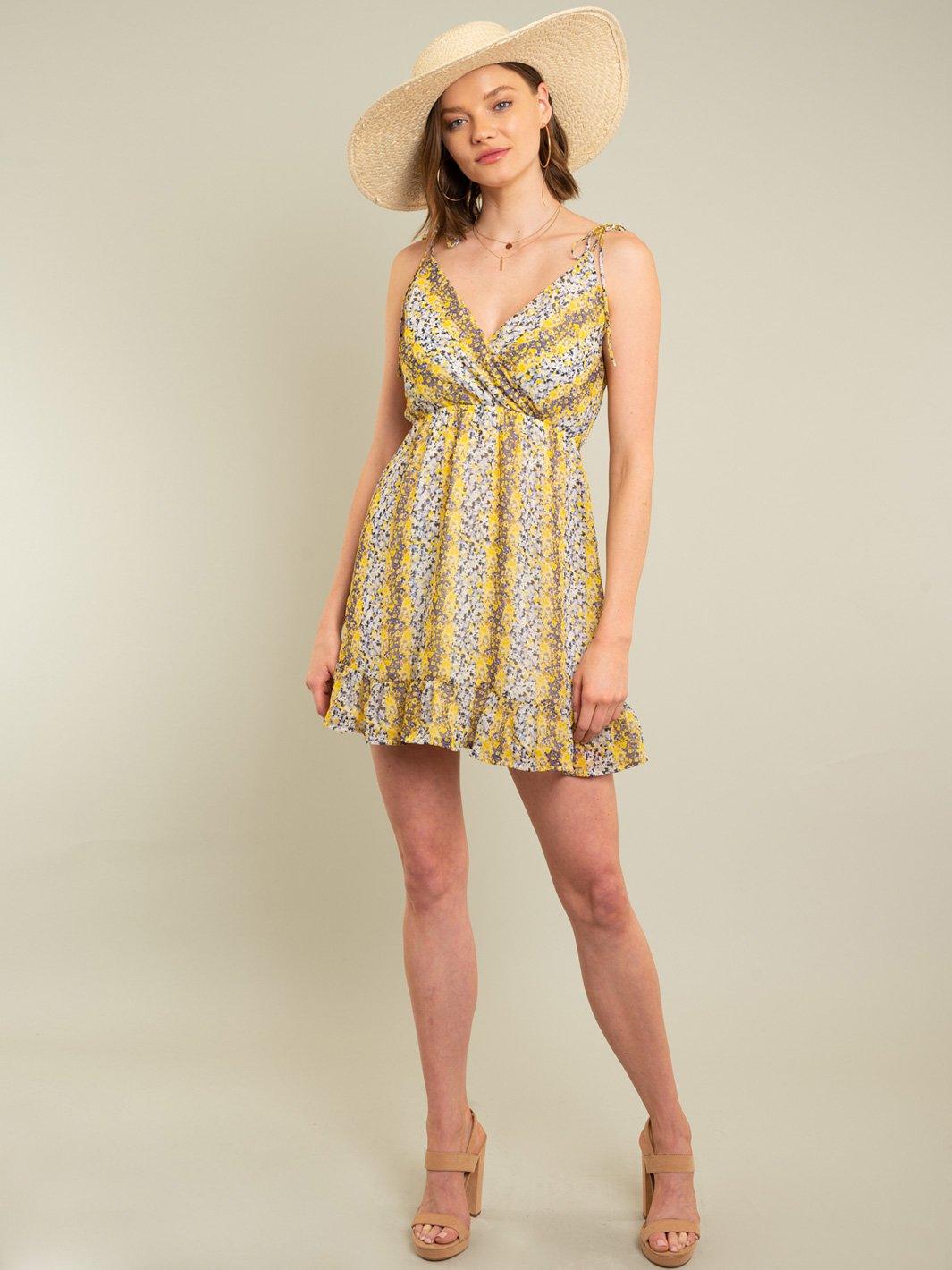 WOMEN'S FLORAL MINI DRESS