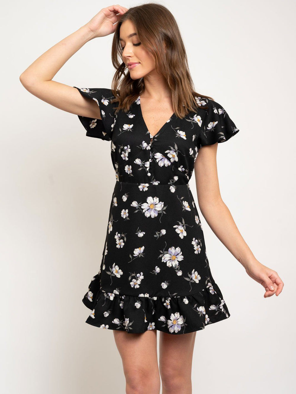 WOMEN'S FLORAL MINI DRESS